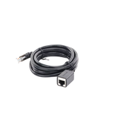 Cable de Extensión Cat6 RJ45 F/UTP / Macho a Hembra / 2m / Método de conexión 568B / Velocidad de transmisión 1000Mbps / Ancho de banda del canal 250MHz / Caja de Cobre / Negro