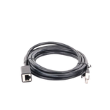 Cable de Extensión Cat6 RJ45 F/UTP / Macho a Hembra / 3m / Método de conexión 568B / Velocidad de transmisión 1000Mbps / Ancho de banda del canal 250MHz /Caja de Cobre / Negro