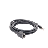Cable de Extensión Cat6 RJ45 F/UTP / Macho a Hembra / 3m / Método de conexión 568B / Velocidad de transmisión 1000Mbps / Ancho de banda del canal 250MHz /Caja de Cobre / Negro