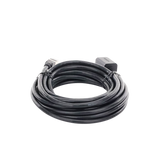 Cable de Extensión Cat6 RJ45 F/UTP / Macho a Hembra / 5m / Método de conexión 568B / Velocidad de transmisión 1000Mbps / Ancho de banda del canal 250MHz /Caja de Cobre / Negro