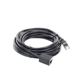 Cable de Extensión Cat6 RJ45 F/UTP / Macho a Hembra / 5m / Método de conexión 568B / Velocidad de transmisión 1000Mbps / Ancho de banda del canal 250MHz /Caja de Cobre / Negro