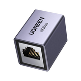 Acoplador STP (Extensor de Cable Ethernet RJ45) | 10Gbps | Blindado | Compatibilidad con Cat8 Cat7 Cat6 Cat5e | Hasta 100 metros | Aleación de Aluminio