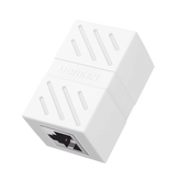 Acoplador (Extensor de Cable Ethernet RJ45 a RJ45) | 1000Mbps | Compatibilidad con Cat7 Cat6A Cat6 Cat5e | Compatible con POE | Ignífugo | ABS | Color Blanco.