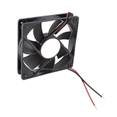 Ventilador Anticondensante Axial Cuadrado, 12Vcc, 120x120x25 mm, 75.0 CFM, 1.9 W, 161 mA, 2200 RPM.