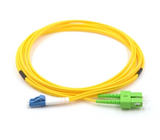 Jumper de Fibra Óptica Monomodo LC/UPC-SC/APC Duplex 2m - Fibralink