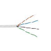Bobina de Cable de 305 Metros UTP Cat6 Riser / Color Blanco / UL, CMR, Probado a 350 Mhz / Para Aplicaciones de CCTV, Redes de datos, IP megapixel, Control RS485