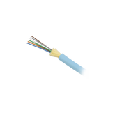 Cable de Fibra Óptica de 6 hilos, Interior, Tight Buffer, No Conductiva (Dieléctrica), Plenum, Multimodo OM3 50/125 optimizada, 1 Metro