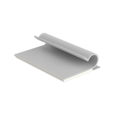 Clip Adhesivo Tipo J, Para Cables de Hasta 6.4 mm de Diametro, Uso Interior, Color Gris, Paquete de 100pz