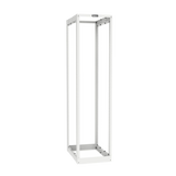 Rack de Cuatro Postes Estándar de 19", Rieles Roscados #12-24, Profundidad Ajustable de 23 a 42 in, 45 Unidades de Rack, Color Blanco