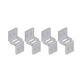 KIT MONTAJE EN PARED P/ATGS910/5,8