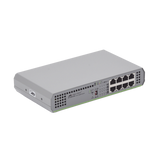 Switch Gigabit No Administrable, 8 Puertos 10/100/1000 Mbps fuente de alimentación interna