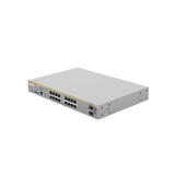 Switch Administrable Capa 3, 16 puertos 10/100/1000 Mbps + 2 puertos SFP Gigabit