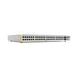 Switch Stackeable Capa 3, 48 puertos 10/100/1000 Mbps + 4 puertos SFP+ 10 G, fuente redundante