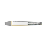 Switch inteligente de distribución o core, Stackeable, Capa 3, 24 x 1000 Mbps + 4 x SFP+ 10 G, Doble fuente de alimentación redundante