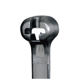 Cincho de Nylon 6.6 Dome-Top®, Con Lengüeta de Bloqueo de Acero Inoxidable, 305 mm largo x 4.7mm ancho, Color Negro, Exterior Resistente a Rayos UV, Paquete de 1000pz