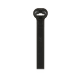 Cincho Dome-Top Nylon 6.6, 378mm largo x 7mm ancho, Color Negro. Paquete de 250 piezas