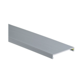 Tapa para Canaleta Ranurada, de 3.25 in de Ancho, 1.38 m de Largo, Color Gris