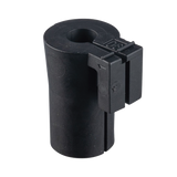 Pasacable Grommet de Entrada de Cable Terminado, Sencillo y Pequeño, 0.24"-0.28", Color Negro. Paquete de 12 Piezas