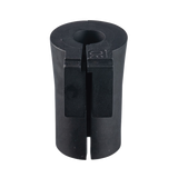 Pasacable Grommet de Entrada de Cable Terminado, Sencillo y Pequeño, 0.24"-0.28", Color Negro. Paquete de 12 Piezas