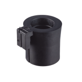 Pasacable de Entrada Sencilla y Pequeña 0.63"-0.67", para Cables Terminados, Color Negro. Paquete de 4 Piezas