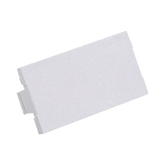 Módulo de tapa ciega (Inserto Ciego), de 1/3, Color Blanco Mate, 1 Pieza