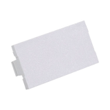 Módulo de tapa ciega (Inserto Ciego), de 1/3, Color Blanco Mate, 1 Pieza