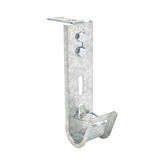 Soporte (Gancho) tipo J-Hook, hasta 7 cables Cat6, ideal para soportar cableado en los espacios de manipulación al aire, Para instalación en interior