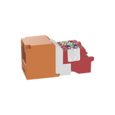 Conector Jack RJ45 Estilo T, Mini-Com, Categoría 5e, de 8 posiciones y 8 cables, Color Naranja