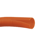 Tubo Corrugado Abierto para Protección de Cables, .50 (12.7 mm) de Diámetro, 30.5 m de Largo, Color Naranja