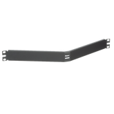 Tapa Ciega Para Rack Estándar de 19in, Angulado, de Acero, 1UR, Color Negro