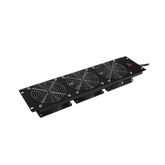 Kit de 3 Ventiladores para Montaje en Rack de 19 in, Alimentación 220 Vca con Plug IEC C14, 3 UR, Color Negro