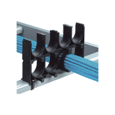 Espaciador de Cables de Nylon 6.6, Con 1 Espacio de 1.25 in (31.8 mm) de Diámetro, Color Negro, 1 Pieza