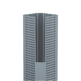 Canaleta para Cable en Esquina, 5.33" x 4.58", 6 Pies, Color Gris