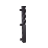 Organizador Vertical IN-Cabinet, Sencillo (Solo Frontal), Para Uso Con Gabinetes Panduit, Montaje Frontal en Riel de Rack, 40 UR, 2.25 in de Ancho, Color Negro