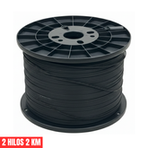 Carrete de Fibra Óptica Drop Plano 2 Fibras 2 KM - Fibralink