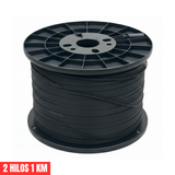 Carrete de Fibra Óptica Drop Plano 2 Fibras 1 KM - Fibralink