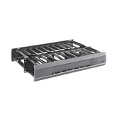 Organizador de Cables Horizontal CableTek, Doble (Frontal y Posterior), Para Rack de 19in, 2UR