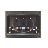 Cierre de Empalme Interior/Exterior para 12 fusiones, IP68, 2 puertos en línea
