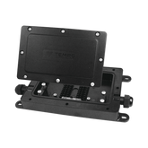 Cierre de Empalme Interior/Exterior para 12 fusiones, IP68, 2 puertos en línea