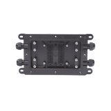 Cierre de Empalme Interior/Exterior para 12 fusiones, IP68, 4 puertos