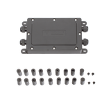 Cierre de Empalme Interior/Exterior para 12 fusiones, IP68, 4 puertos