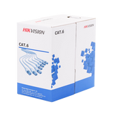 Bobina de Cable de 305 m (1000 ft) Cat 6 / 100% Cobre / Color Azul / Uso en Interior / PVC