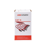 Bobina de cable UTP 305 mts / Cat6 (23 AWG) / Color Gris / PVC (CM) / Uso en Interior / 100% Cobre / Aplicaciones de CCTV y Redes de Datos
