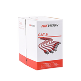 Bobina de cable UTP 305 mts / Cat6 (23 AWG) / Color Gris / PVC (CM) / Uso en Interior / 100% Cobre / Aplicaciones de CCTV y Redes de Datos
