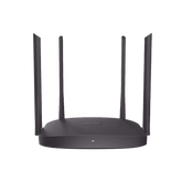 Router Inalámbrico WISP / Hasta 1200 Mbps / Doble Banda AC (2.4 GHz y 5 GHz) / 4 Puertos 10/100 Mbps / 4 Antenas Omnidireccional de 5 dBi / Interior