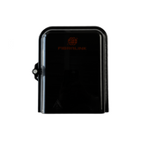 Caja terminal montada en pared de 8 núcleos material ABS color negro. Incluye adatpadores SC APC - Fibralink