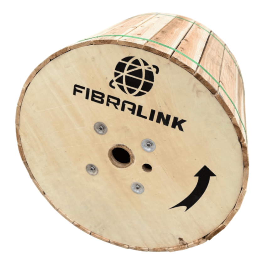 Cable de Fibra Óptica ADSS 48 Núcleos 1 KM Span 150m - Fibralink