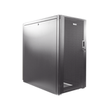 Gabinete Profesional de Telecomunicaciones, de Piso, 24 UR, 600 mm de Ancho y 1070 mm de Profundidad, Color Negro