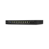 EdgeRouter 12 PoE pasivo 24 V, con 10 puertos 10/100/1000 Mbps + 2 puertos SFP, con funciones avanzadas de ruteo