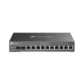 Router Omada VPN / SDN Multi-WAN 1G / Switch con PoE y Controlador  / 2 puerto WAN/LAN SFP 1G / 1 Puerto RJ45 WAN / 1 Puerto WAN/LAN RJ45 / 8 Puertos PoE+ LAN RJ45 /  24,980 Sesiones Concurrentes / Administración por Controlador Omada o Stand-Alone